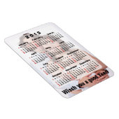 Benutzerdefinierter Kalender + Ihr eigenes Foto /  Magnet (Rechte Seite)