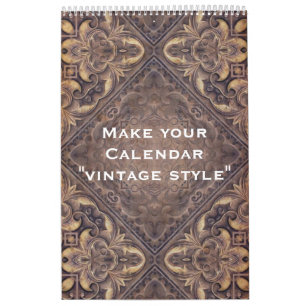 Benutzerdefinierter Kalender "VINTAGE STYLE" + Ihr