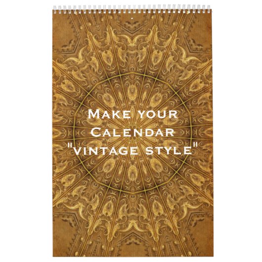 Benutzerdefinierter Kalender "VINTAGER STIL" + Ihr (Titelbild)