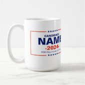 Benutzerdefinierter Kandidatenname Kaffeetasse (Links)
