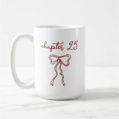 Benutzerdefinierter Kapitel 25 Becher, Geburtstags Kaffeetasse (Links)