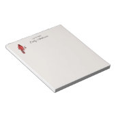 Benutzerdefinierter Kardinal Notizblock (angewinkelt)