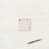 Benutzerdefinierter Kardinal Post-it Klebezettel (Auf Schreibtisch)