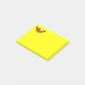 Benutzerdefinierter Karottennachweis Post-it Klebezettel (angewinkelt)