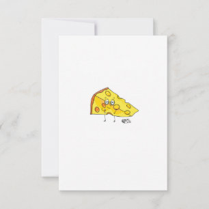 Benutzerdefinierter Käse. Reif. Geburtstag Dankeskarte