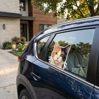 Benutzerdefinierter Katzenfoto-Aufkleber – Persona Aufkleber
