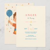 Benutzerdefinierter Kindergeburtstag Einladung mit (Vorne/Hinten)