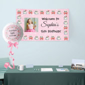 Benutzerdefinierter Kindergeburtstag für Foto/Nied Banner