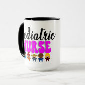 Benutzerdefinierter Kinderkrankenschwester-Mug Tasse (Vorderseite Links)