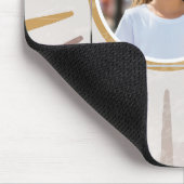 Benutzerdefinierter Kindername & Foto Farbige Mousepad (Ecke)