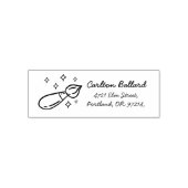 Benutzerdefinierter Kindername & Rücksendeadresse Permastempel (Design)