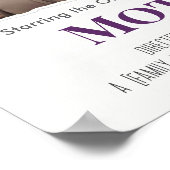 Benutzerdefinierter Kinoposter Muttertag Geschenk Poster (Ecke)