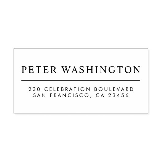 Benutzerdefinierter, klarer, sogar gedruckter Name Gummistempel (Prägung)