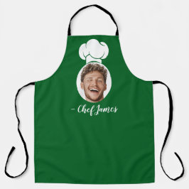 Benutzerdefinierter Koch mit Foto & Name Kochgesch Schürze