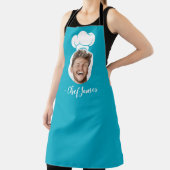 Benutzerdefinierter Koch mit Foto & Name Kochgesch Schürze (InSitu)