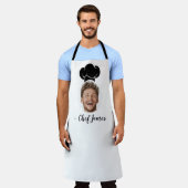 Benutzerdefinierter Koch mit Foto & Name Kochgesch Schürze (Getragen)