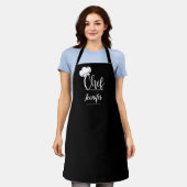 Benutzerdefinierter Koch Name Küche Geschenk für D Schürze (Getragen)