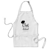 Benutzerdefinierter Koch Name Küche Geschenk für D Schürze (Vorne)