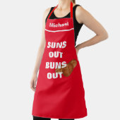 Benutzerdefinierter Koch Name Personalisiert löst Schürze (InSitu)