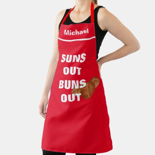 Benutzerdefinierter Koch Name Personalisiert löst Schürze (InSitu)