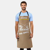 Benutzerdefinierter Koch Name Personalisiert Rock Schürze (Getragen)