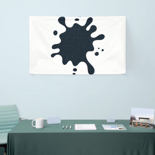 Benutzerdefinierter Kohlegeräusch-Drop - Modernes Banner (Messeveranstaltung)