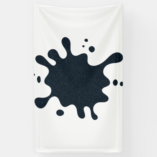 Benutzerdefinierter Kohlegeräusch-Drop - Modernes Banner (Vertikal)