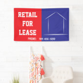 Benutzerdefinierter Kommerzieller Einzelhandelsrau Banner (Insitu)