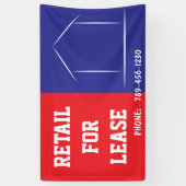 Benutzerdefinierter Kommerzieller Einzelhandelsrau Banner (Vertikal)