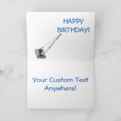 Benutzerdefinierter Kranbetreiber Geburtstagskarte Karte (Innenseite)