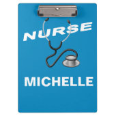 Benutzerdefinierter Krankenname Klemmbrett (Vorderseite)