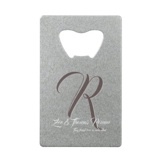 Benutzerdefinierter Kreditkartenöffner Geldbeutel Flaschenöffner (Rückseite)