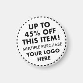 Benutzerdefinierter Kühlschrankmagnet 45% Rabatt a (Vorne)