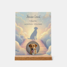 Benutzerdefinierter Labrador Retriever Gedenkfoto-
