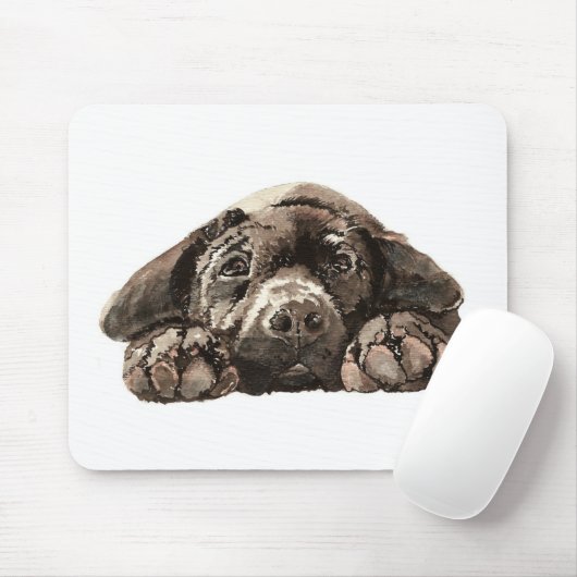 Benutzerdefinierter Labrador Retriever - Hundesamm Mousepad (Mit Mouse)