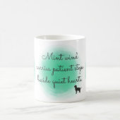 Benutzerdefinierter Labrador Retriever in Mintgrün Kaffeetasse (Mittel)