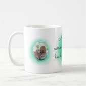 Benutzerdefinierter Labrador Retriever in Mintgrün Kaffeetasse (Links)