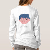 Benutzerdefinierter Langname T-Shirt (Rückseite)