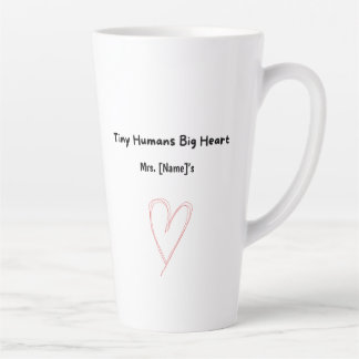 Benutzerdefinierter Latte-Mug mit großem Herzen fü Milchtasse