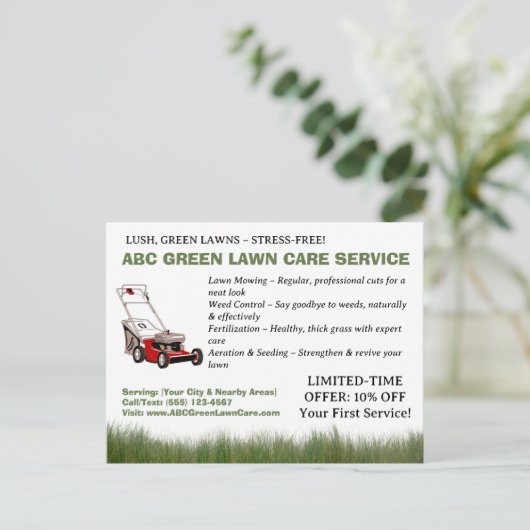 Benutzerdefinierter Launch-Dienst Postkarte (Stehend Vorderseite)