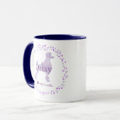 Benutzerdefinierter Lavendel-Pudel-Becher Foto Per Tasse (Vorderseite Links)