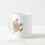 Benutzerdefinierter Lehrer-Foto-Becher Kaffeetasse (Vorderseite Links)