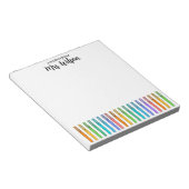 Benutzerdefinierter Lehrer Notepad Notizblock (angewinkelt)