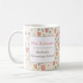 Benutzerdefinierter Lehrer- & Schulbecher mit Foto Kaffeetasse (Links)
