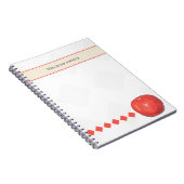 Benutzerdefinierter Lehrername Apple Notes Notizblock (Rechte Seite)