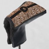 Benutzerdefinierter Leopard Golf Headcover (3/4 Vorderseite)
