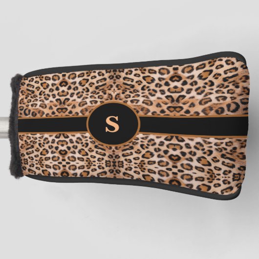 Benutzerdefinierter Leopard Golf Headcover (Vorderseite)