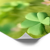 Benutzerdefinierter Leprechaun Gnom St. Patrick's Poster (Ecke)