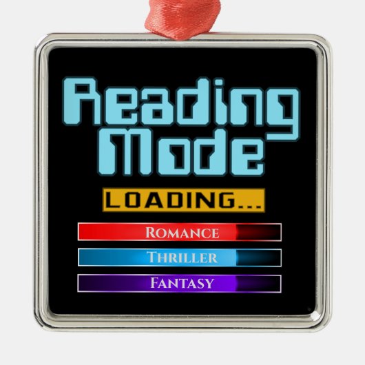 Benutzerdefinierter Lesemodus Ornament Aus Metall (Vorne)