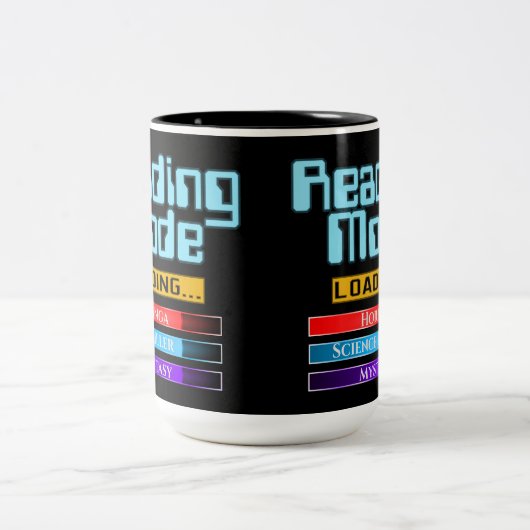 Benutzerdefinierter Lesemodus Zweifarbige Tasse (Mittel)